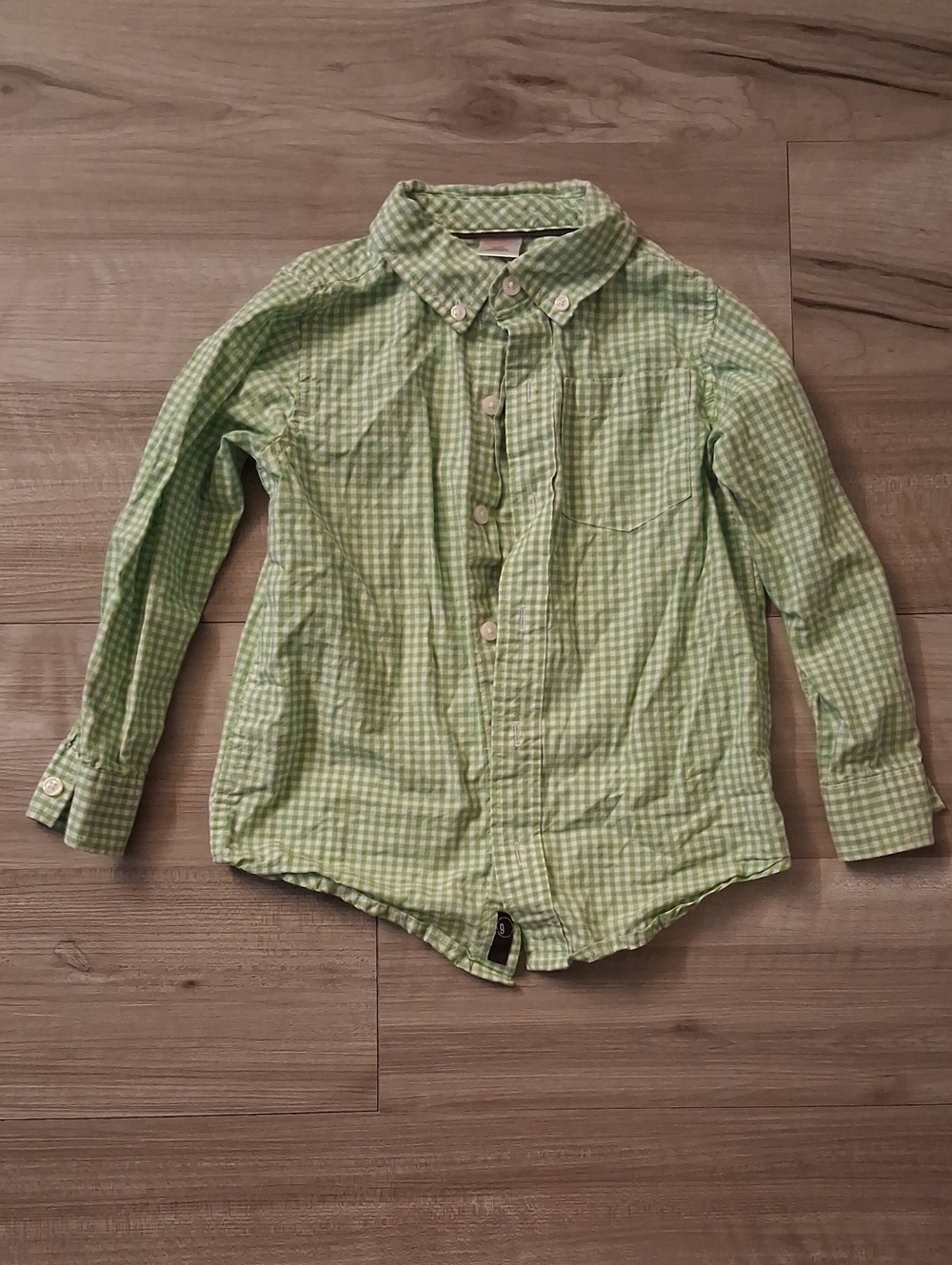 Gymboree Gingham Button-Down Shirt Size Boys 3-4 Years (M)